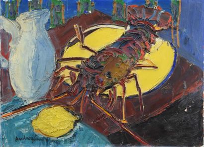 Pierre AMBROGIANI (1907-1985)
Lobster and...