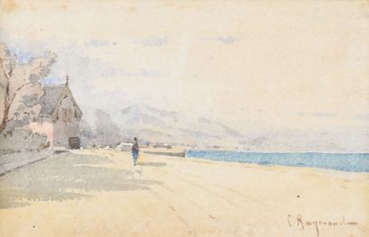 Casimir RAYMOND (1870-1965)
Seaside
Watercolor,...