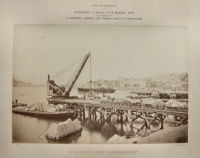 Adolphe TERRIS (1820-1899)
Works at the Port...