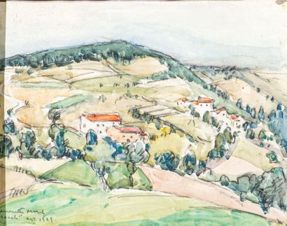 Henriette MOREL (1883-1956)
Countryside at...