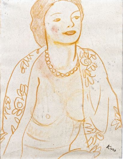 Georges KARS (1880-1945)
Bust-Length Nude...