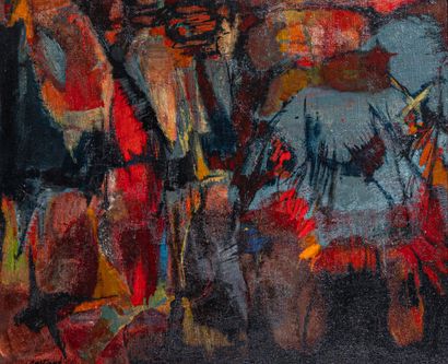 Pierre GASTAUD (1920-2009)
Sans titre, 1958
Huile...