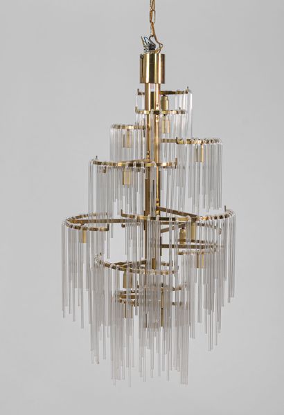 ITALIAN work from the 1970s
Large chandelier
Circular...