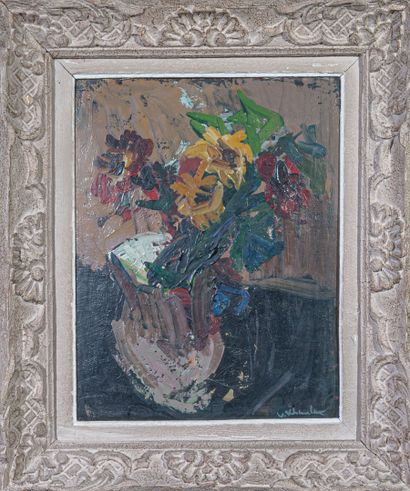 Vasyl KHMELUK (1903-1986)
Bouquet de fleurs
Huile...