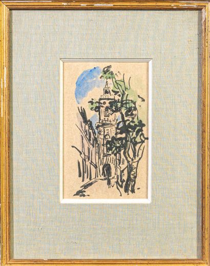 Albert ANDRÉ (1869-1954)
The bell tower of...