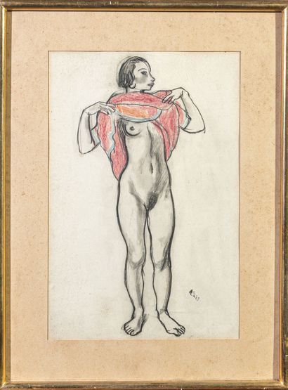 Georges KARS (1880-1945)
Young woman undressing
Pastel...