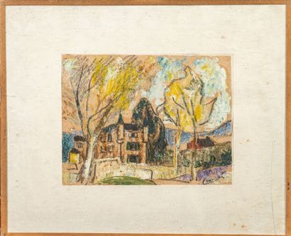 Émile DIDIER (1890-1965)
Landscape with castle
Oil...