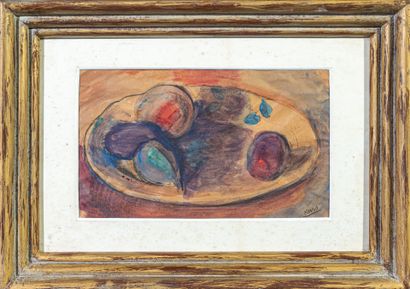 Georges KARS (1880-1945)
Fruit Plate
Watercolor,...