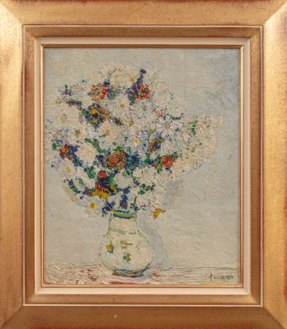 Jean FUSARO (né en 1925)
Fleurs blanches,...