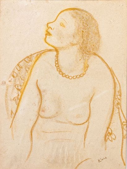 Georges KARS (1880-1945)
Nude with armchair...