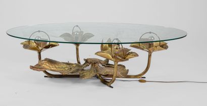 FRENCH work from the 1970s
Low table
Brass...
