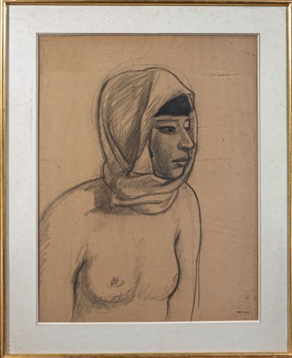 Georges KARS (1880-1945)
Nude with scarf...