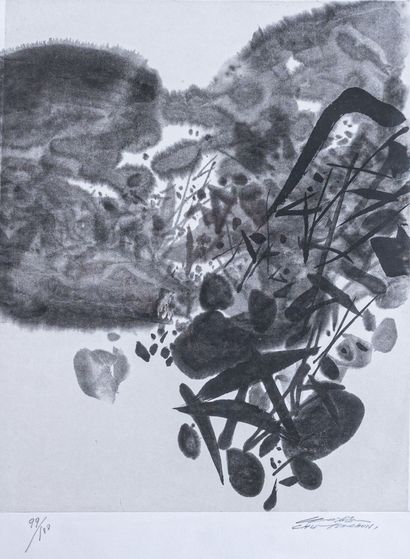 Chu TEH-CHUN (1920-2014)
Sans titre, 2007
Héliogravure...