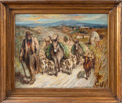 Marcel DYF (1899-1985)
The transhumance
Oil...