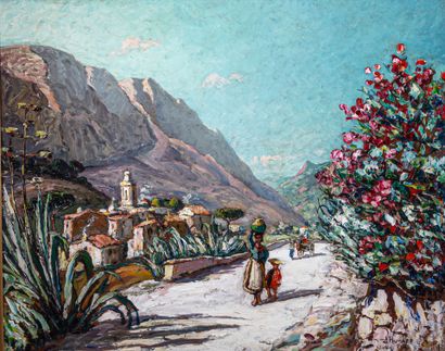 Joseph HURARD (1887-1956)
Lively landscape...