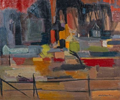 Antoine CHARTRES (1903-1968)
Autumn landscape
Oil...