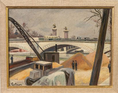 Robert LOTIRON (1886-1966)
Paris, the Pont...