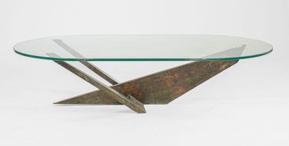 French work from the 1980s
Low table 
Anchor-shaped...