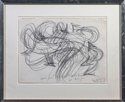 Jean MESSAGIER (1920-1999)
Dessin pour «...