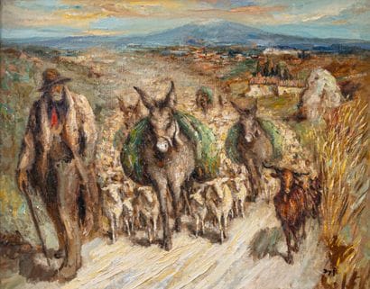 Marcel DYF (1899-1985)
The transhumance
Oil...