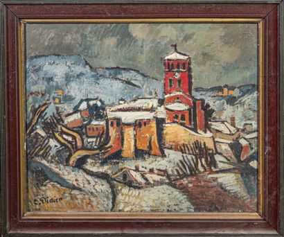 Émile DIDIER (1890-1965)
Village under the...