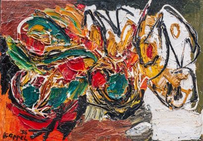 Karel APPEL (1921-2006)
Sans titre, 1956
Huile...