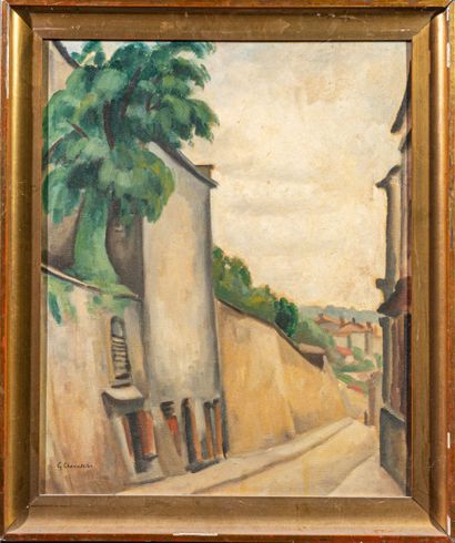Gabriel CHEVALIER (1895-1969)
Ascent to Lyon
Oil...