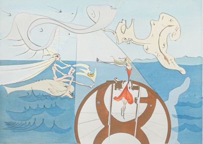 Salvador DALI (1904-1989)
Homage to Leonardo...