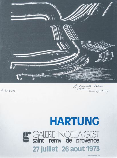 Hans HARTUNG (1904-1989)
Affiche d'exposition...