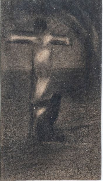 Georges KARS (1880-1945)
Devotion to Calvary
Charcoal...