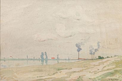 Philippe POURCHET (1872-1941)
Landscape with...