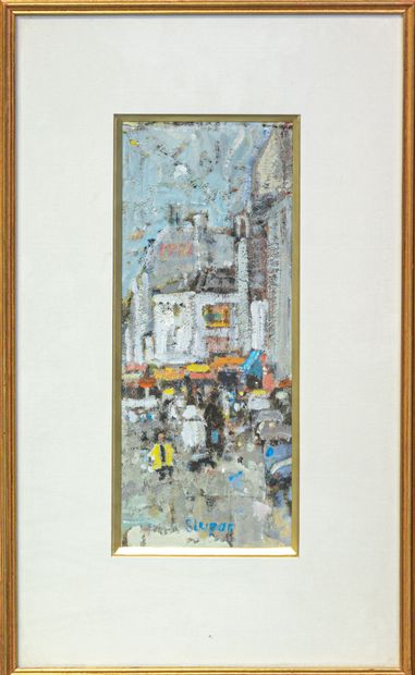 Mark STUPAR (1936-2021)
Market in Paris 
Oil...
