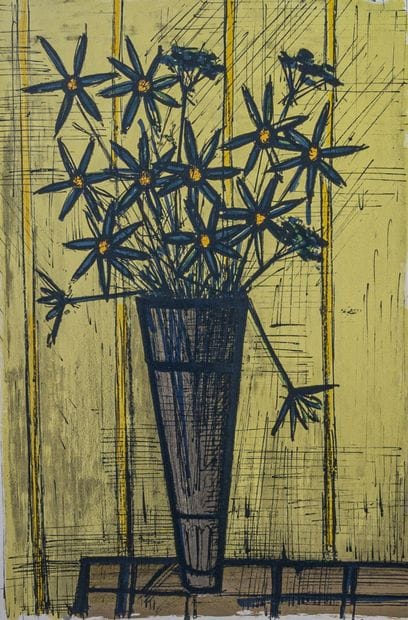 Bernard BUFFET (1928-1999)
Bouquet de fleurs,...