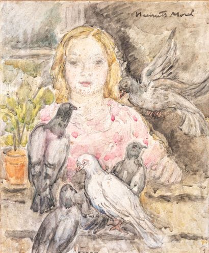 Henriette MOREL (1883-1956)
Young Girl with...