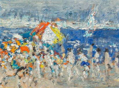 Michel MALY (1936-2018)
La plage, 1974
Huile...