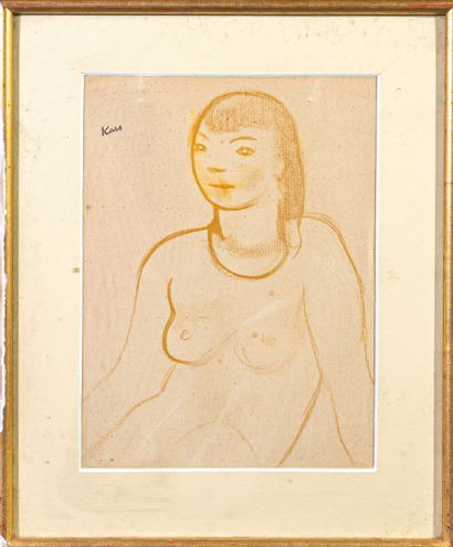 Georges KARS (1880-1945)
Nude in bust
Ochre...