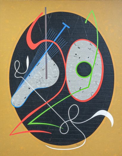 César DOMELA (1900-1992)
Sans titre, 1945/1972
Sérigraphie...