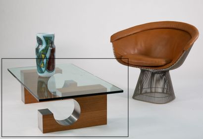 FRENCH work from the 1970s
Coffee table
Double-legged...