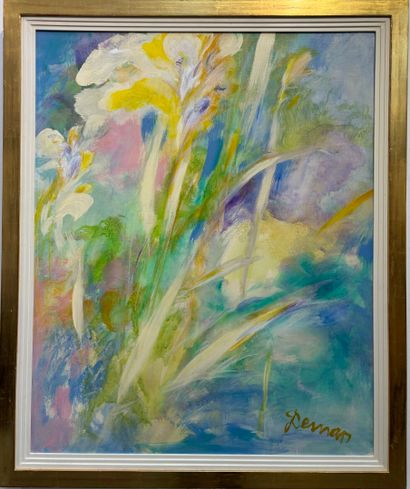 Albert DEMAN (1929-1996)
Iris n°11
Huile...