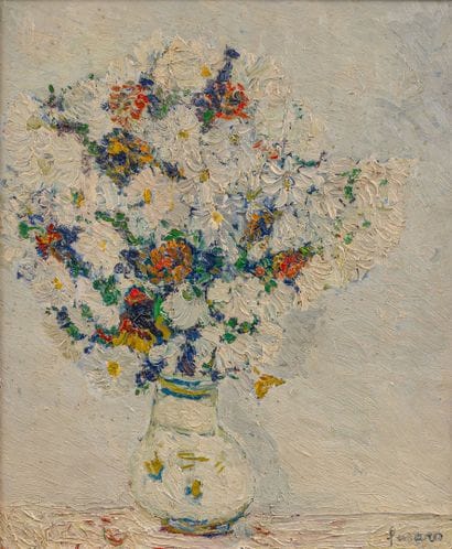 Jean FUSARO (né en 1925)
Fleurs blanches,...