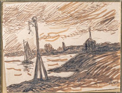 Maximilien LUCE (1858-1941)
Sailboat near...