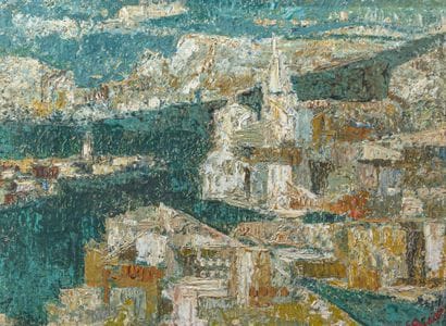 Émile DIDIER (1890-1965)
Village on a Mountain...