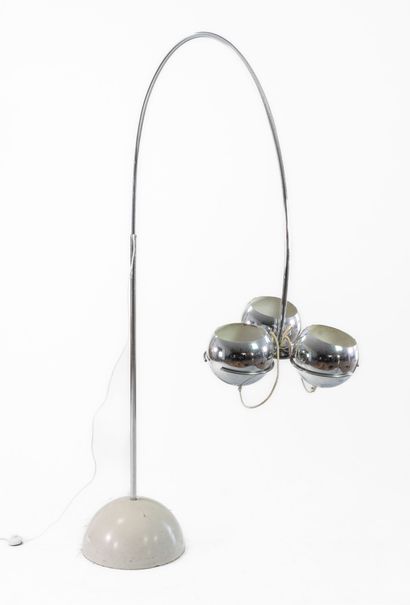 FRENCH work from the 1970s
Floor lamp
Hemispherical...