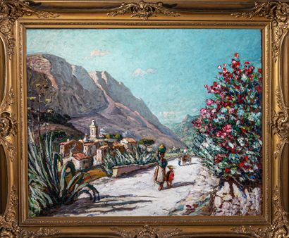 Joseph HURARD (1887-1956)
Lively landscape...