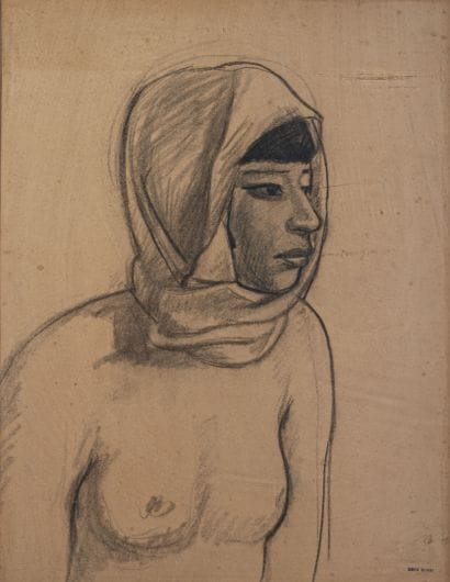 Georges KARS (1880-1945)
Nude with scarf...