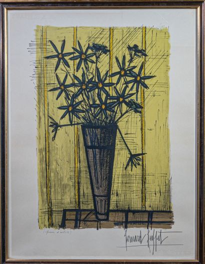 Bernard BUFFET (1928-1999)
Bouquet de fleurs,...