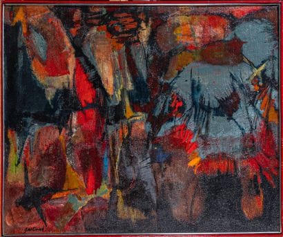 Pierre GASTAUD (1920-2009)
Sans titre, 1958
Huile...
