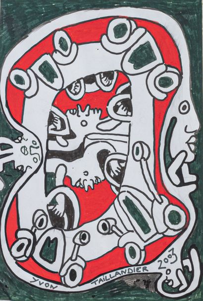 Yvon TAILLANDIER (1926-2018)
Sans titre,...