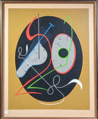 César DOMELA (1900-1992)
Sans titre, 1945/1972
Sérigraphie...