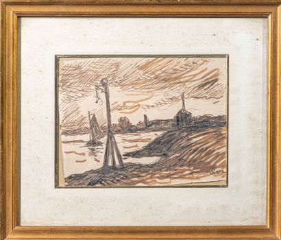 Maximilien LUCE (1858-1941)
Sailboat near...